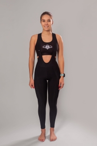 Insulated cycling tights - BLACK BEE