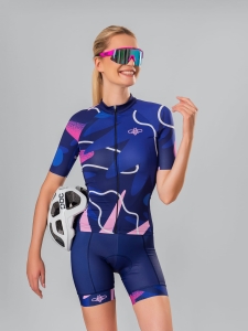 Women's cycling jersey - TROPIC BEE